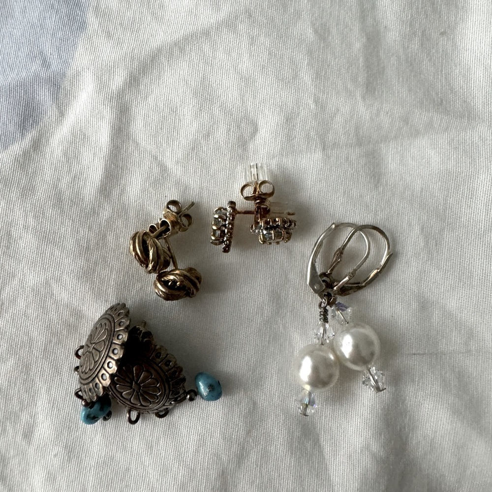 Sterling Silver Earrings Set